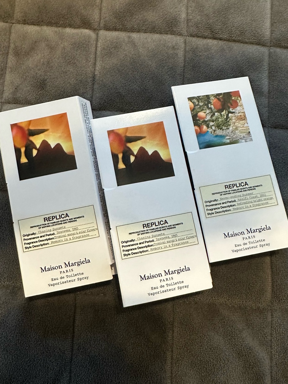 3X Maison Margiela REPLICA Sample 1.2 ml each